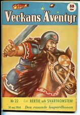 Jules Verne Veckans Aventyr Vol 5 #22 1944-Swedish-comics-Batman-Superman-VF