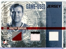 2006-07 Between The Pipes Jerseys #GUJ70 Martin Brodeur TRIPLE JERSEY /90*