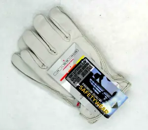 1 or 6 Pairs! MEDIUM 3M Thinsulate Premium Grain Leather Warm Gloves 6518MT (HR) - Picture 1 of 7