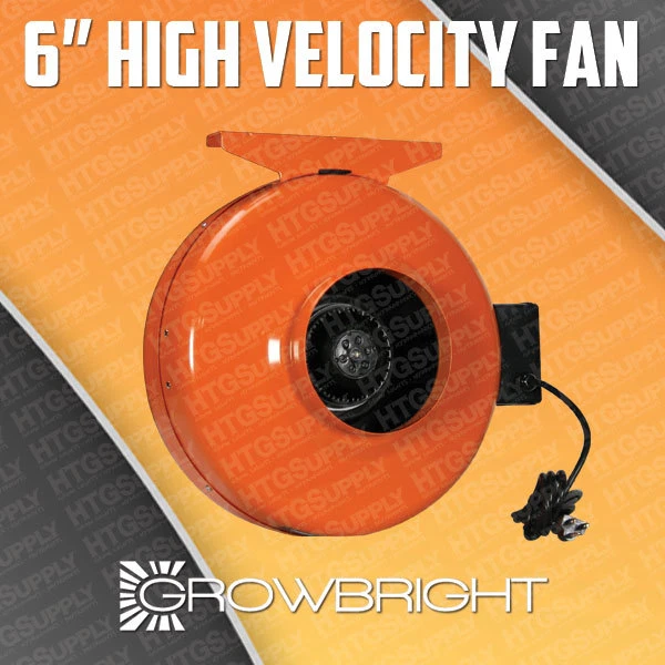 Ventilador de conducto hidropónico en línea de 6 pulgadas Foto 1 de 1