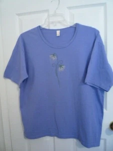 CAMISETA YVIL MUJER AZUL CLARO TALLA XL - Imagen 1 de 3