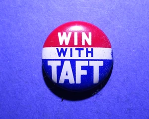Pinback de campaña Robert Taft años 40/50 - Imagen 1 de 2