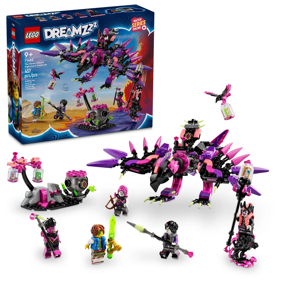 LEGO Dreamzzz: The Never Witch's Nightmare Creatures (71483)