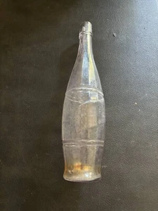 2 ANTIQUE OLD US PATENT 1908 GLASS BOTTLE ST PATRICK PADDYS DAY DIG IRRIDESCENT - Picture 1 of 16