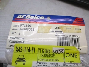 15306039 Harness Connector ACDelco GM Original Equipment PT1199 - Picture 1 of 2