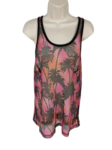 DAMEN PINK VICTORIA'S SECRET GRÖSSE XS ROSA MESH SPORT GYM ACTIVE TANK WESTE TOP - Bild 1 von 4