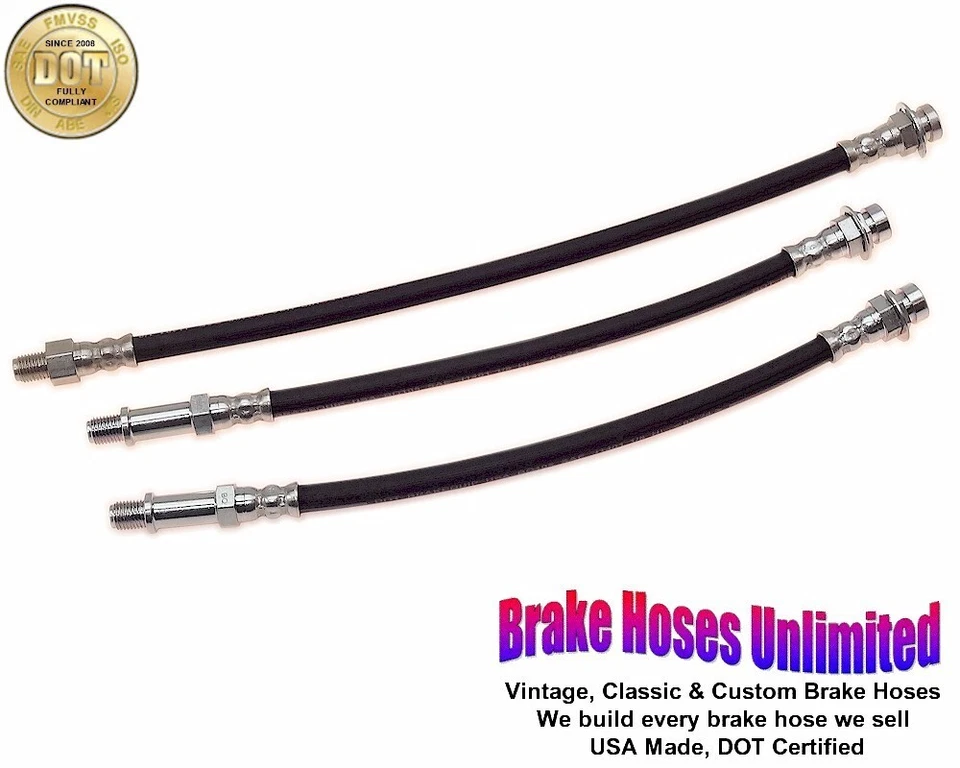 JUEGO DE MANGUERA DE FRENO Oldsmobile Dynamic 88, Super 88, Oldsmobile 98, 1963 1964 Foto 1 de 2