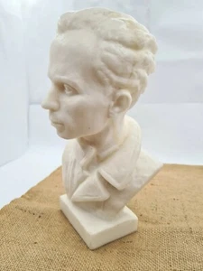 Vintage Rare Bust of Soviet Writer Ostrovsky Nikolai made of Hard Plastic USSR - Picture 1 of 12