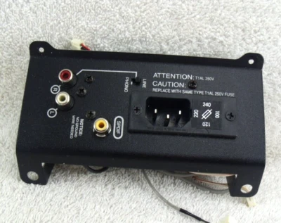 Numark TTX Power Input and RCA Audio Output Plug Assembly - Image 1 of 2