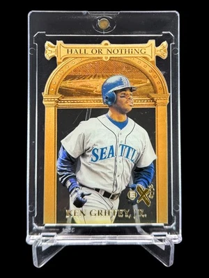 1997 Skybox E-X2000 KEN GRIFFEY JR “Hall Or Nothing” DIE CUT BRONZE HOLO 2 of 20 - Image 1 of 4