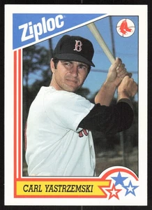 1992 Ziploc Carl Yastrzemski #4 Boston Red Sox - Picture 1 of 2