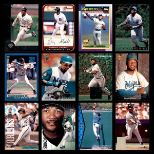 Gary Sheffield Lot 12 Baseball Cards 1996 Leaf Florida Marlins Set Collection NM - Picture 1 of 15