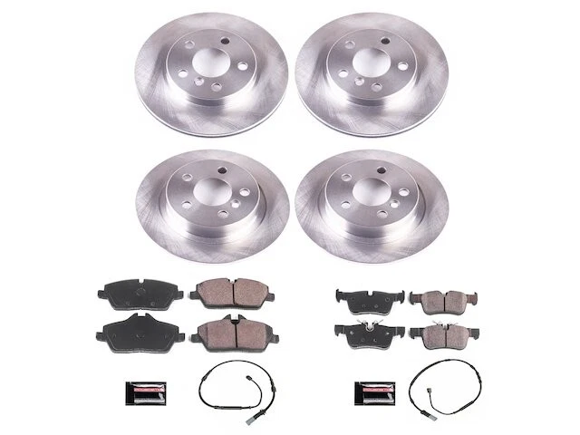 Kit de pastillas de freno y rotor delanteras y traseras para 14-21 BMW i3 i3s JR22J1 Foto 1 de 1