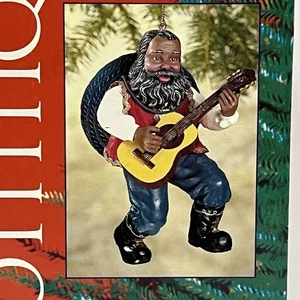 Ornamento Babbo Natale messicano di Clothtique con scatola originale - altezza 5 1/2" - Foto 1 di 14