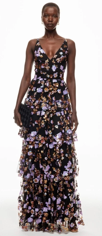 Vestido The Population Vestido Lorain Negro *Especial Costurera* Talla XL (US 12-14) T Foto 1 de 4