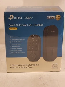 TP-Link - Tapo DL110 Smart Wi-Fi Deadbolt Lock - Lock/Unlock using Keypad - Picture 1 of 10
