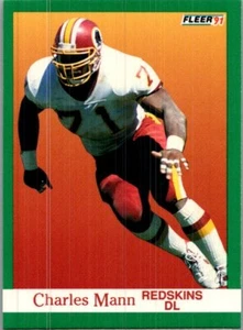 1991 Fleer #389 Charles Mann - Picture 1 of 2