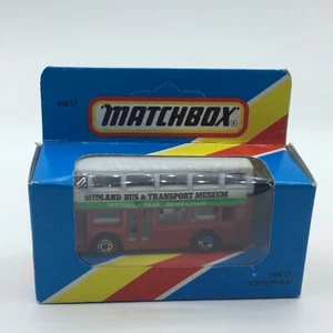 Matchbox MB17 London Bus "Midland Bus & Transport Museum " MIB Unpunched - Picture 1 of 5