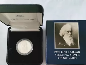 1996 Australia Sir Henry Parkes ($1) Silver Proof Coin "Father Of Federation" - Picture 1 of 10
