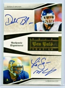 LeSean McCoy 2009 National Treasures Pen Pals Doppio Autografo Rookie SSP ๐ HOF - Foto 1 di 1