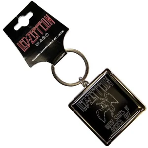 LED ZEPPELIN Keychain Keyring Portachiavi OFFICIAL MERCHANDISE - Imagen 1 de 2