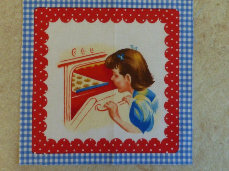 Vignette de tissu patchwork Fillette qui cuisine timeless Treasure - Photo 1/1