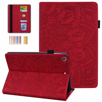 Capa estojo suporte flip couro retrô para iPad 9th 8 7th 10.2"/5th/6th/Air/Mini 6 - Imagem 1 de 4