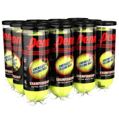 BRANDED NEW Championship Extra Duty Tennis Balls (12 Cans, 36 Balls)