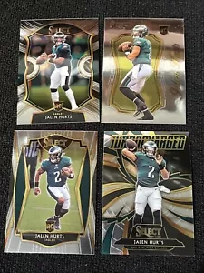 Panini Select Football Jalen Hurts 2020 lote 4 novato certificado SCR22 T25 150 50 - Imagen 1 de 9
