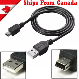 Mini USB 2.0 type A to mini B male cable for GoPro Hero 3 Plus, Hero HD - Picture 1 of 10