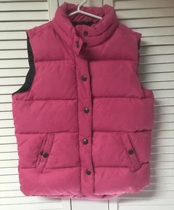 Gap Large 10-12 Down Puffer Vest pink - Picture 1 of 6