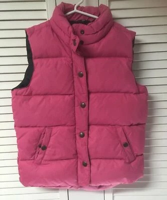 Gap Large 10-12 Down Puffer Vest pink - Image 1 of 4