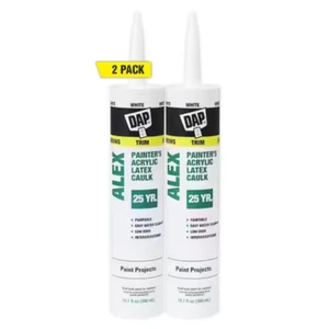 Alex Painter's 10.1 oz. White All-Purpose Acrylic Latex Caulk | 2-Pack - Picture 1 of 1
