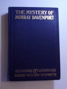Robert Nelson Stephens, Mystery of Murray Davenport, first edition, in Hubin's - Picture 1 of 2