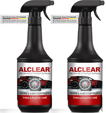 ALCLEAR Reifenglanz Reifen- und Kunststoffpflege 2x1 Liter Auto Reifenpflege