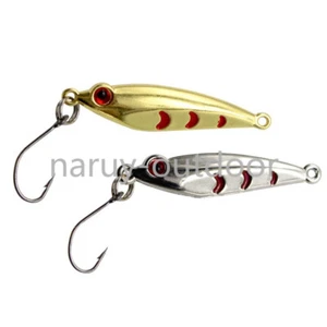 10PCS Micro Metal Jig Spinner Spoon Fishing Lures 2.5g 4.5g Bass Trout - Picture 1 of 23