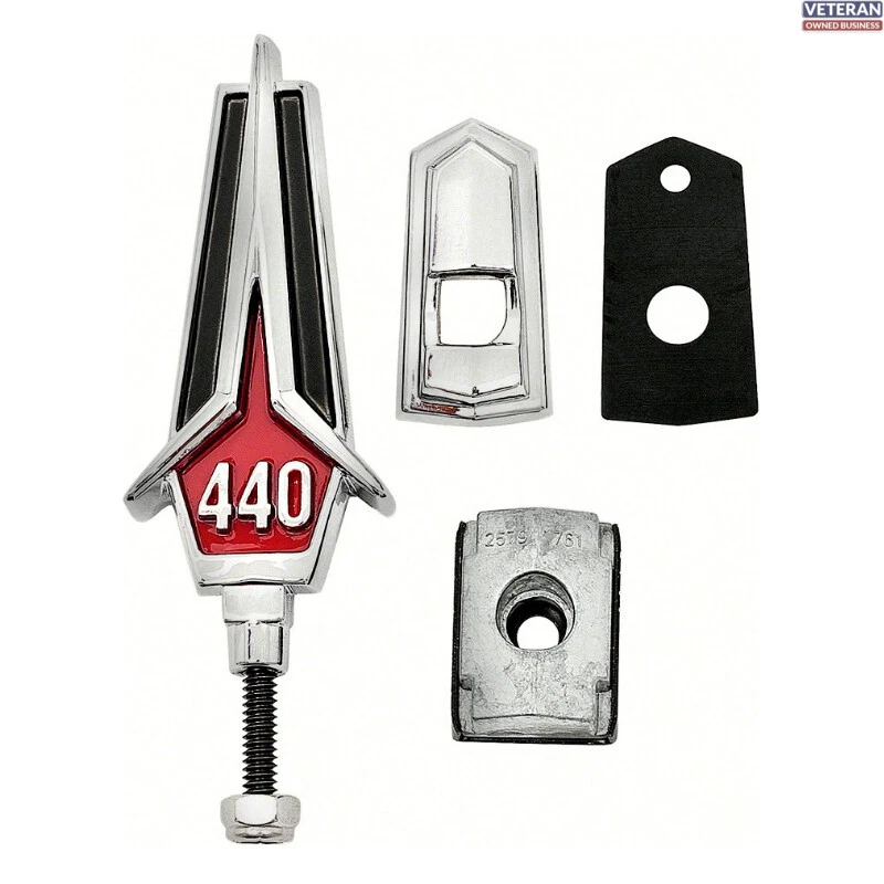 Hood Ornament Assembly "440" 67 Plymouth GTX - Image 1 of 1