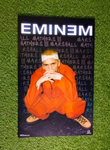 Slim Shady EMINEM 2000 Jail Poster Black Board Funky #6545 RARE Vintage Y2K NOS - Bild 1 von 8