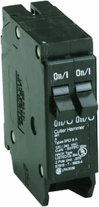 CORPORATION Eaton Br3030 Single Pole Tandem Circuit Breaker, 120V, 2-30-Amp,, - Picture 1 of 12