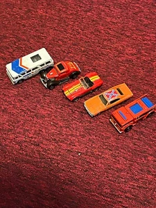 Vintage HotWheels Lot 5 (ERTL General Lee,Ford,Shelby,Fire Truck,Bus) 1970-80s - Picture 1 of 18