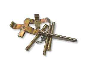 Porsche 911 and 912 Front Pad Hardware Kits (1964-69) - Picture 1 of 5