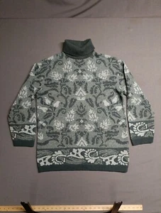 VTG Jaeger Wool Blend Sweater Mens Medium M Oversized Great Britain Made EUC 👌 - Picture 1 of 8