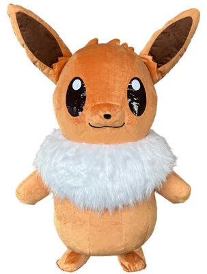 Disfraz Inflable Eevee Mascota de Peluche Gigante Juegos con disfraces Fiesta de Navidad 2/2,6 m Foto 1 de 4