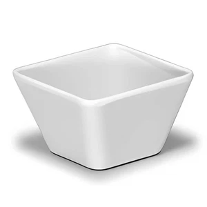 Cuenco De Melamina Cuadrado Alto Blanco 7x7 Le Nouveau Coq | Tazón Aperitivo - Imagen 1 de 2