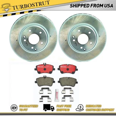 Brembo Front Brake Rotors Pads Kit For 2001-2005 Mercedes-Benz C320 - Image 1 of 4