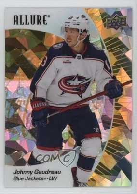 2023-24 Upper Deck Allure Yellow Taxi Johnny Gaudreau #43 - Image 1 of 2