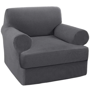 T Cushion Chair Slipcover Armchair Slipcover for Living Room Stretch Sofa Cou... - Picture 1 of 7