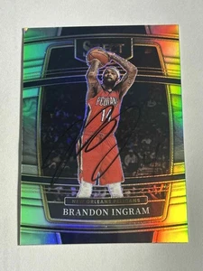 Brandon Ingram 2021-22 Panini Select Silver Autograph Card TTM /IP Signature - Bild 1 von 2