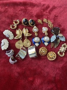 High End Clip On Earring Bundle Of 11 - Picture 1 of 9