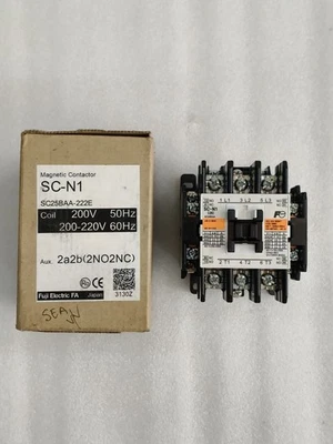 FUJI ELECTRIC SC-N1 MAGNETIC CONTACTOR 50AMP COIL VOLTAGE 200-220V FREE FAST - Image 1 of 4